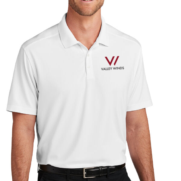 Port Authority City Stretch Flat Knit Polo - Embroidered Logo Thumbnail