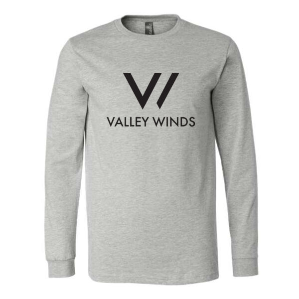 BELLA + CANVAS Heather CVC Long Sleeve Tee - Printed Logo Thumbnail